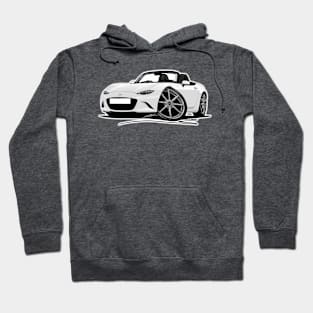 Mazda MX5 (Mk4) White Hoodie